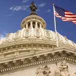 United States Capitol Dome and Flag. Credit David Maiolo/Wikicommons
