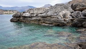 Fossil shorelines in western Crete