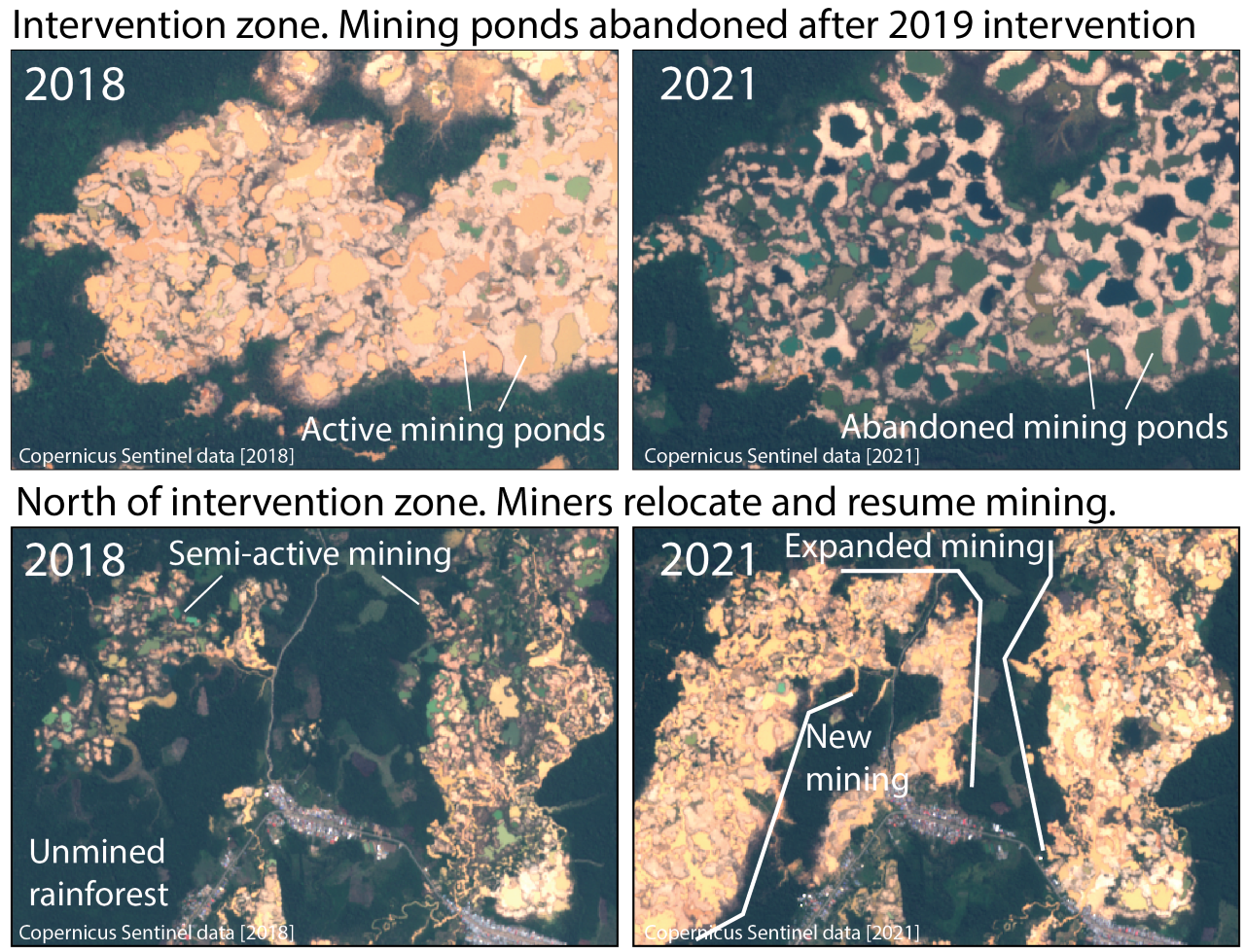 Illegal gold mining continues to harm  ecosystem - AGU Newsroom