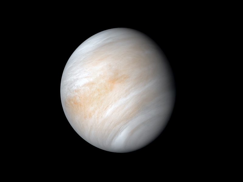 photograph of Venus from Mariner 10 spacecraft, February 1974