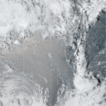 The origins of the massive January 2022 Hunga Tonga-Hunga Ha’apai volcanic eruption may have been detected in a seismic wave recorded 750 kilometers from the volcano, according to new research in Geophysical Research Letters. Credit: NASA